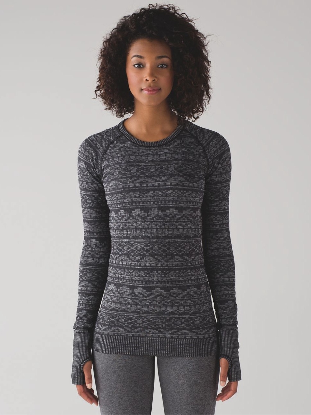 Lululemon Rest Less Pullover Heathered Black